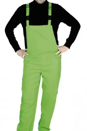 Salopette Adulte Vert fluo Vente Flash