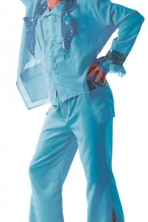Déguisement Homme Disco Turquoise Bon Plan