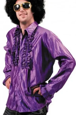 Livraison Express Chemise Disco Violette XL Adulte