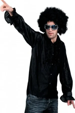 Chemise Disco Noir XL Adulte Commande En Gros