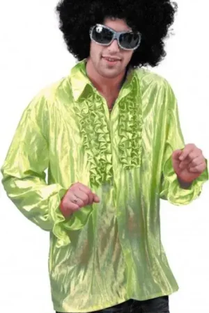 Chemise Disco Vert XL Adulte Offre Limitée