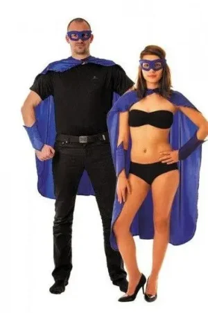 Déguisement Adulte Super Héros Bleu Commande En Gros