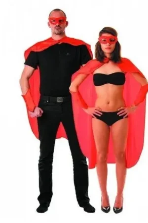 Déguisement Adulte Super Héros Rouge Commande En Gros