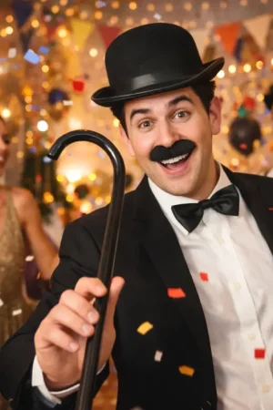 Canne Charlie Chaplin Réduction
