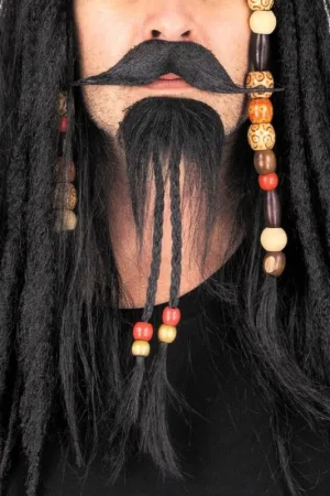 Seulement Aujourd'hui Moustache et Bouc de pirate