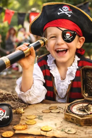 Paiement Sécurisé Lot de 3 Accessoires Pirate