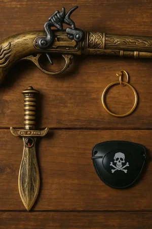 Set de 4 accessoires de pirate Super Prix