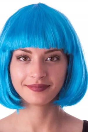 Perruque Cabaret Turquoise Néon Top Vente