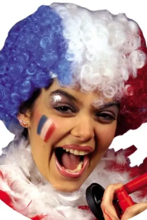 Perruque Pop Tricolore Offre Exclusive