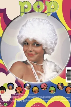 Perruque Pop Blanche Usine Directe