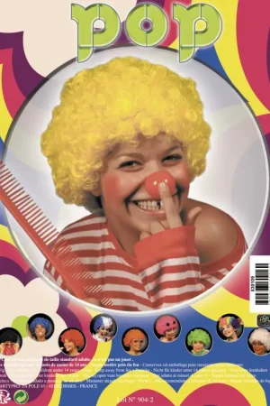 Perruque Pop Jaune Bon Plan
