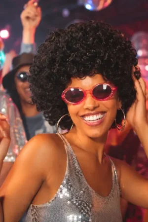 Expédié Aujourd'hui Perruque Pop Noire