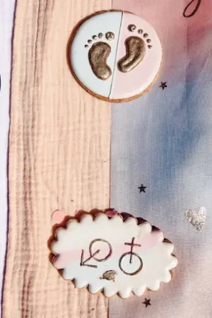 Nouvelle Collection Chemin de table gaze de coton Rose