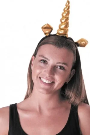 Acheter Direct Serre Tête Licorne Dorée