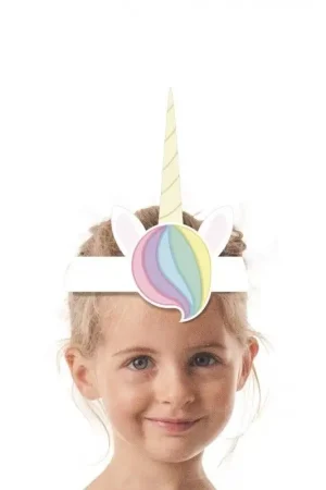Offre Limitée Coiffe Baby Licorne Irisée x6