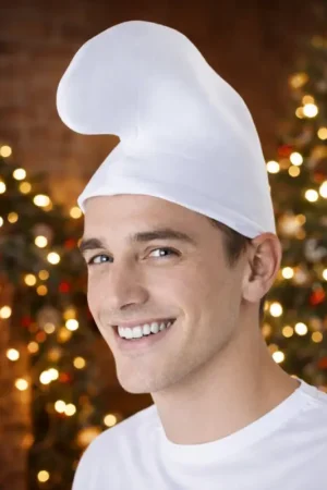 Bonnet Lutin Blanc Adulte Offre Limitée