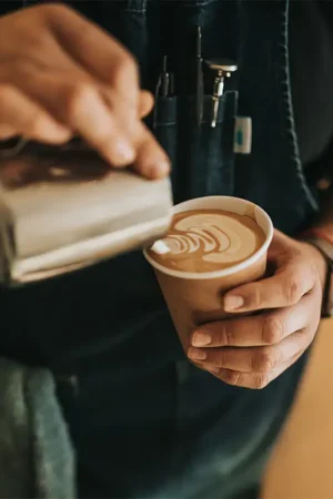 Gobelet Expresso en Carton Kraft x 50 pièces Retour Gratuit