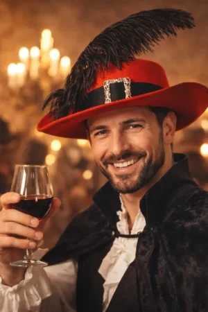 Top Vente Chapeau Mousquetaire