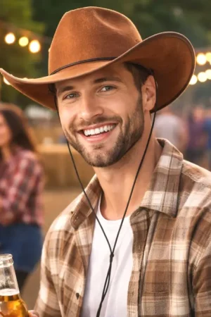 Chapeau Cowboy Marron Offre Exclusive