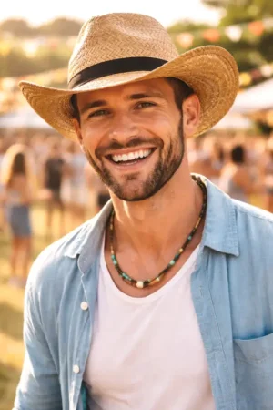 Retour Gratuit Chapeau Cowboy Paille