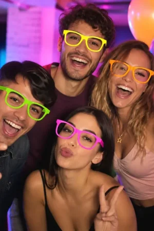 Offre Exclusive Lunettes Néon sans Verre x4pcs