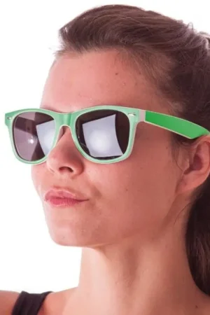 Lunettes Néon Mat Verte Seulement Aujourd'hui