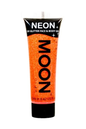 Nouvelle Collection Maquillage Gel Pailleté UV 12ml Orange Intense
