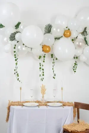Kit Arche de 50 Ballons mariage Tropichic Populaire