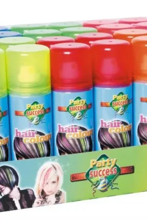 24 Bombes Cheveux Fluo Assorties Offre Exclusive