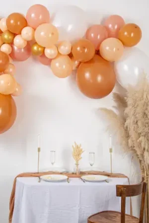 Petit Prix Kit Arche de 50 Ballons mariage Blush