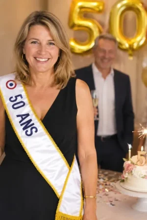 Écharpe Miss 50 Ans Marque