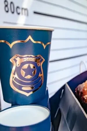 Expédition Rapide 24 Stickers Badge Police