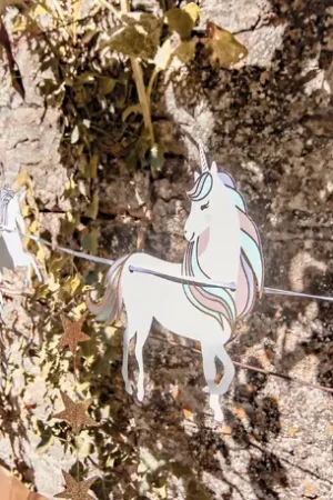 Banderole guirlande Etoile et Licorne Prix Réduit
