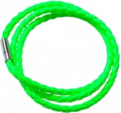 Bracelet Tressé Néon Vert Livraison Express