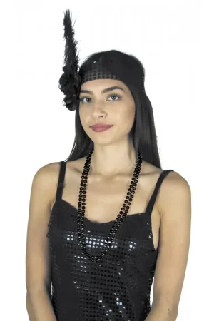 Collier de Perles Noires Promotion Saisonnière