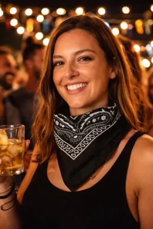 Bandana Noir Expédition Rapide