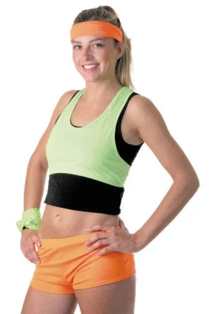 Prix Bas Mini Short Fluo Orange