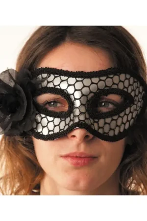Masque Carnaval Argent & Résille Must-Have