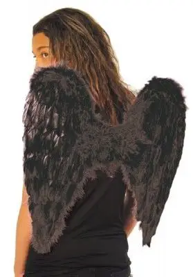 Quantité Limitée Ailes d'Ange 50cm Noires