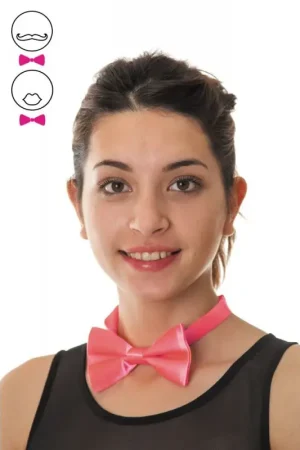 Soldes Nœud Papillon Fluo Rose
