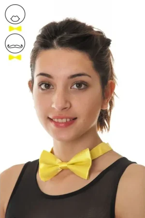 Vente Flash Nœud Papillon Fluo Jaune