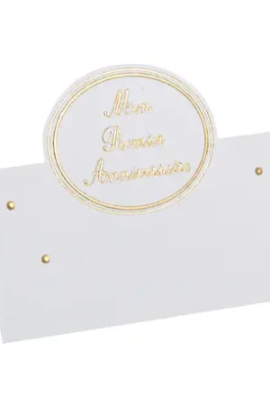 Commander Maintenant 8 Marque places Medaillon Mon Premier Anniversaire