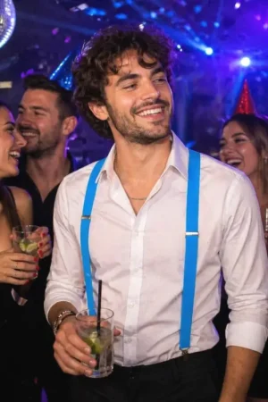 Affaire À Saisir Bretelles Fluo Bleues