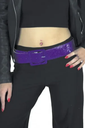 Quantité Limitée Ceinture Disco Violette