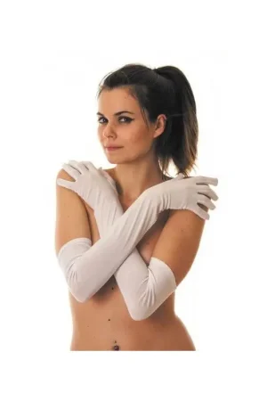 Réduction Gants Longs Blancs