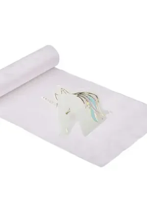Usine Directe Chemin de table Velours Licorne