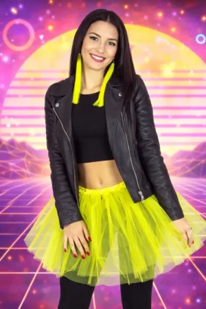 Retour Gratuit Tutu 35cm Fluo Jaune