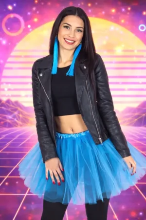 Tutu 35cm Fluo Bleu Meilleur Prix