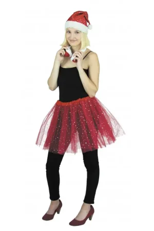 Tutu Rouge Scintillant Luxe Produit De Marque