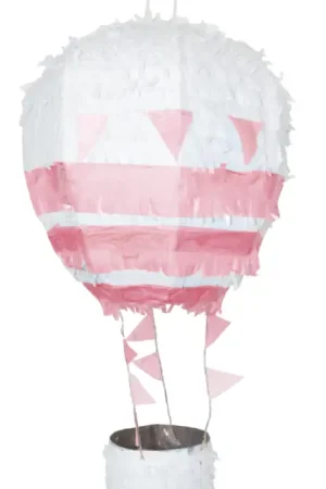 Piñata Montgolfière Rose Populaire
